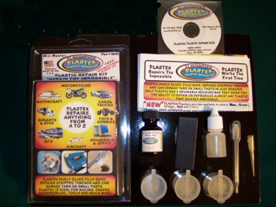 Medium Size Plastic Repair Kit